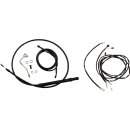 Burly Apehanger Cable/Line Kit 14" Black for Harley Touring 21-23