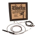 Burly, Apehanger Cable/Line Kit 16". Stainless Steel