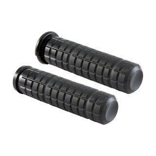 Arlen Ness, SpeedLiner handlebar grip set. Black