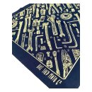 Bike Shed Toolkit bandana navy/gold