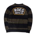 Roeg Shawn stripe sweatshirt Pullover army grün