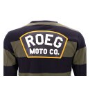 Roeg Shawn stripe sweatshirt Pullover army grün