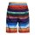 King Kerosin AOP Striped swim shorts