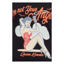 Queen Kerosin Im Not Your Angel T-Shirt Black