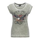 Queen Kerosin Wild One T-Shirt Oil Green