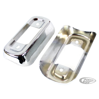 4" Muffler Chr Bracket Covers FLT/H17-Up