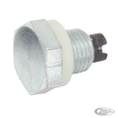 Magnetic oil drain plug + washer 1/2"-20