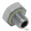 Magnetic oil drain plug + washer 1/2"-20
