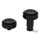 Front Axle Cover Smooth Black FXFB18-Up