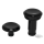 Front Axle Cover Smooth Black FLSB18-Up