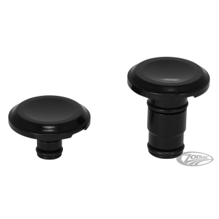 Front Axle Cover Smooth Black ST18-Up
