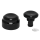 Swingarm Covers Smooth Black ST18-Up