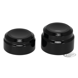 Rear Axle Covers Smooth Black ST18-Up