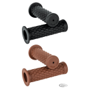 Burly Rubber Diamond Grips 1" Black