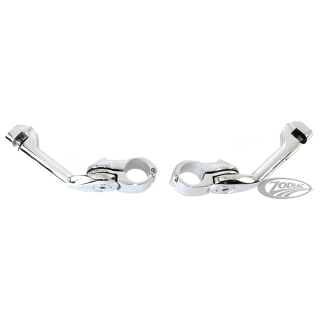 Adj. Peg mounts Angled 5" Long Black