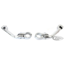 Adj. Peg mounts Angled 5" Long Black