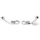 Adj. Peg mounts Angled 5" Long Black