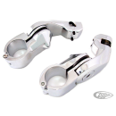 Adj. Peg mounts Angled 2.5" Short Chrome
