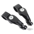 Adj. Peg mounts Angled 2.5" Short Black