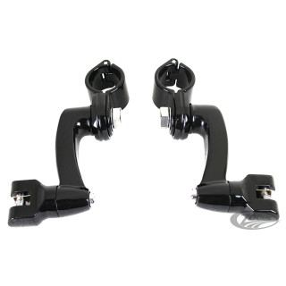 Highway Bar Peg Mounts Black