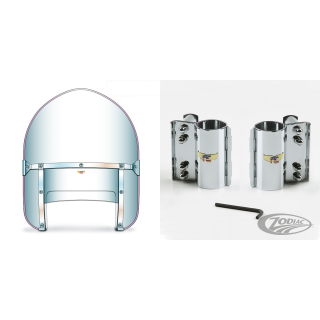 41mm BdHyDy kit peaked top/cupped, clear