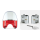 Beaded H-Duty kit round top/red lowers