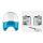 Beaded H-Duty round top/notched blue