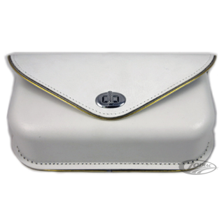 Windshield Pouch White/Gold Trim FL60-84