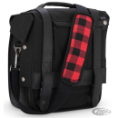 Burly Voyager Single Saddlebag Black