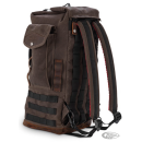 Burly Voyager Sissy Bar Bag Dark Oak