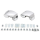 Tour-Pak DeLuxe Chrome Hinge Kit FL87-13