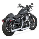 Vance & Hines Twin Slash 3" Slip-ons chrome