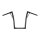 Burly, 1-1/4" Louie bar, 16â€ rise. Black