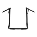 Burly, 1-1/4" Louie B bar, 19â€ rise. Black