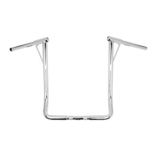 Burly, 1-1/4" Louie B bar, 19â€ rise. Chrome