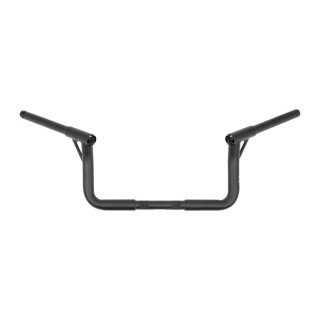 Burly, 1-1/4" Louie B bar, 8â€ rise. Black