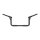 Burly, 1-1/4" Louie B bar, 8â€ rise. Black