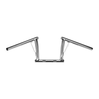 Burly, 1" Viejocito bar, 8â€ rise. Chrome