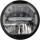 KOSO Thunderbolt 170mm LED Motorrad Scheinwerfer schwarz