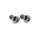 M8 Softail passenger footpeg mount kit, 360° adj. Chrome