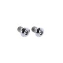M8 Softail passenger footpeg mount kit, 360° adj. Black
