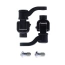 M8 Softail passenger footpeg mount kit, 360° adj. Black