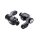 M8 Softail passenger footpeg mount kit, 360° adj. Black