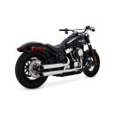 Vance & Hines Twin Slash 3" Slip-ons chrome