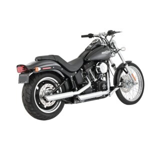 Vance & Hines Twin Slash 3" Slip-ons chrome
