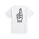 Loser Machine Good luck fingers t-shirt white