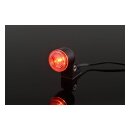 Daytona, LED D-Tail taillight. Black
