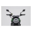 Daytona, D-Mirror-20, Flat Mirror. Square. Black. Right side