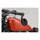 Daytona, bar end mirror adaptor set. Black