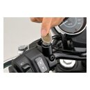 Daytona, mirror hole plug. Gun-metal. RHT